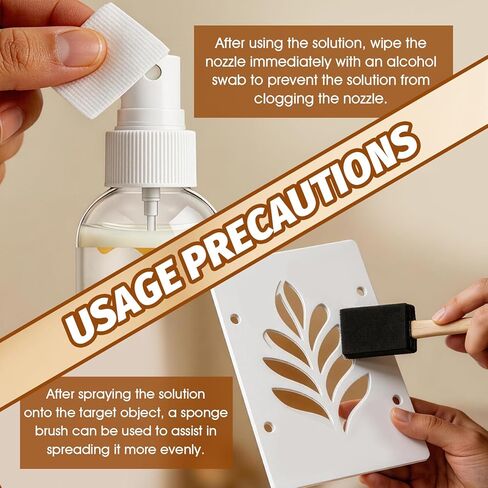 Stencil Adhesive Spray, Temporary Adhesive Spray Multi-Purpose Light Viscous Easy to Peel and Clean Seamless Removal for Templates Plastic Products Walls Canvas Wood Glass in Saudi Arabia