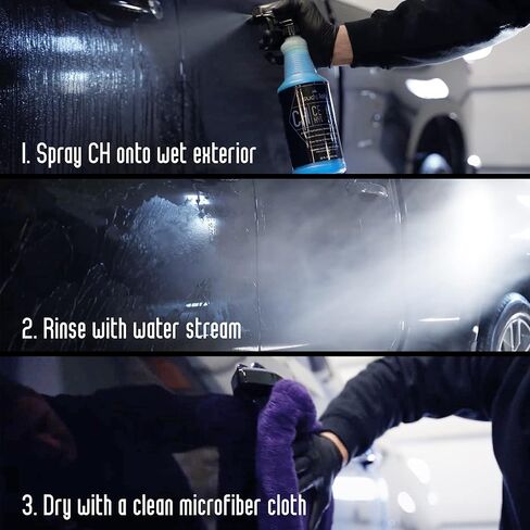 Suds Lab CH معطف مائي من السيراميك، مانع تسرب السيارة كاره للماء، رذاذ منشط بالماء، معالجة نهائية طاردة للماء والأوساخ سهلة الاستخدام لجميع المركبات، لمعان عالي اللمعان خالٍ من البقع 32 أونصة. in Kuwait