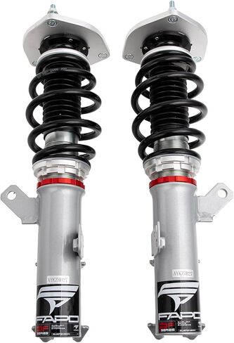 FAPO PF Coilovers 32-way Damper لسيارة Toyota Corolla/Matrix 2003-2008 E120/E130 ارتفاع قابل للتعديل أنبوب أحادي مجموعة دعامات تعليق محسّنة in Kuwait