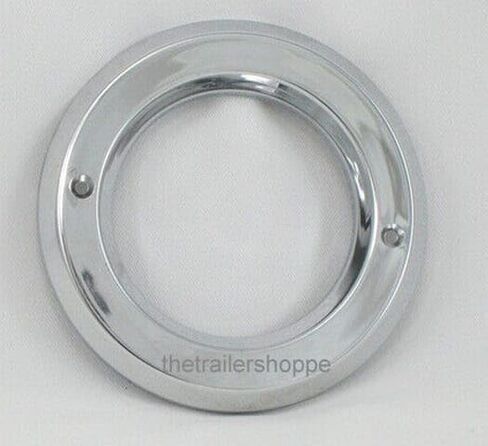 Round Chrome 2-1/2" Light Bezel fits 2.5" grommet lights M50105 in Kuwait