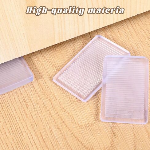 8 Pack Plastic Clear Table Shims, Clear Trimmable Hard Wedges Table Shims Have Extreme Weight Capacity Level Wedge for Home Furniture Wobbly Uneven Floors (5mm/0.2in) in Kuwait