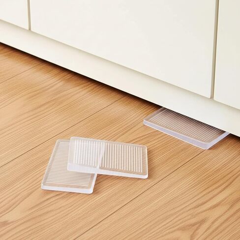 8 Pack Plastic Clear Table Shims, Clear Trimmable Hard Wedges Table Shims Have Extreme Weight Capacity Level Wedge for Home Furniture Wobbly Uneven Floors (5mm/0.2in) in Kuwait