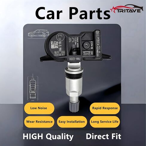 TPMS Sensor 4PCS 315MHz Tire Pressure Monitoring Sensor Compatible with Toyota & Lexus & Subaru Avalon, Camry, Corolla, RAV4, Tacoma, Tundra, ES250, GX550, IS500, NX250 in Saudi Arabia