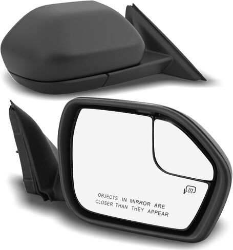 Driver Side Door Mirror Replacement for 2020–2025 Ford Explorer, Manual Folding, Heated, Without Turn Signal Light, 5 Pins, Black, Replaces LB5Z17683ZD in Saudi Arabia