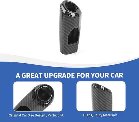 RAZPOY Carbon Fiber Gear Shift Knob Cover Trim Compatible with Ford F150 F250 F350 F450 Accessories 2021 2022 2023 2024 2025 2026 (Fit for Column Shifter Models) in Kuwait