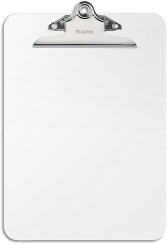 Staples Plastic Clipboard, Letter Size, Clear – Lightweight Transparent Clipboard in Kuwait