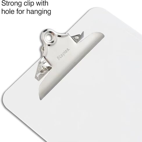 Staples Plastic Clipboard, Letter Size, Clear – Lightweight Transparent Clipboard in Kuwait