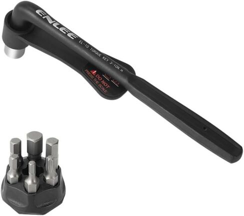 Torque Wrench with Bit Set Portable Road Bike Allen Key Tool Socket Spanner for Bike Repair Kit(10 to 20 Nm) in Kuwait