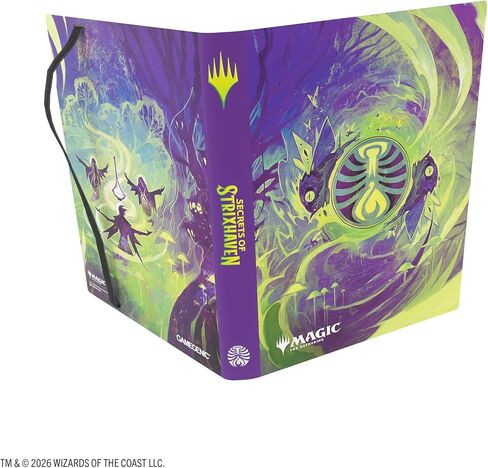 Gamegenic Magic: The Gathering Secrets of Strixhaven Casual Album 18-Pocket - Holds 360 Double-Sleeved Cards, Side-Loading Pages in Kuwait