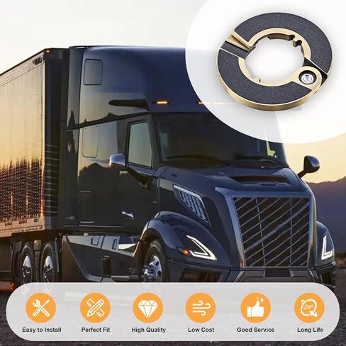 SCB200 2" 2-Piece Hinged Clutch Brake Thickness 0.38" Fit for Fuller 85541 Volvo G2015830 Heavy-Duty Truck Clutch Brake Inside Diameter 2" Steel Construction,Replace 85541/BCH200H/G2015830 in Saudi Arabia