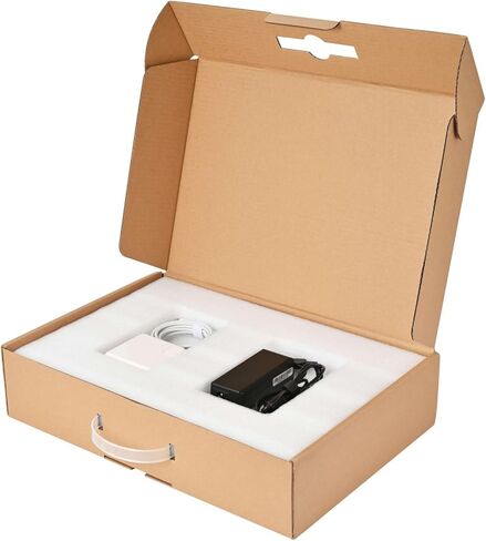 Laptop Shipping Box Secure Mailer Box Laptop Boxes with Foam Protection and Carrying Handle, Fits Laptop Screen Sizes Up to 17.6 Inch in Saudi Arabia
