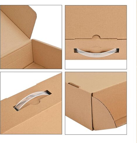 Laptop Shipping Box Secure Mailer Box Laptop Boxes with Foam Protection and Carrying Handle, Fits Laptop Screen Sizes Up to 17.6 Inch in Saudi Arabia