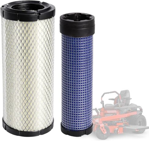 مجموعة فلتر الهواء P822858 P821575 متوافقة مع Kawasaki 11013-7044 11013-7045 الداخلي والخارجي، مناسبة لـ Wixx 46438 FPG Kohlerr 02508301-S 2508304-S M131802 M131803 in Kuwait