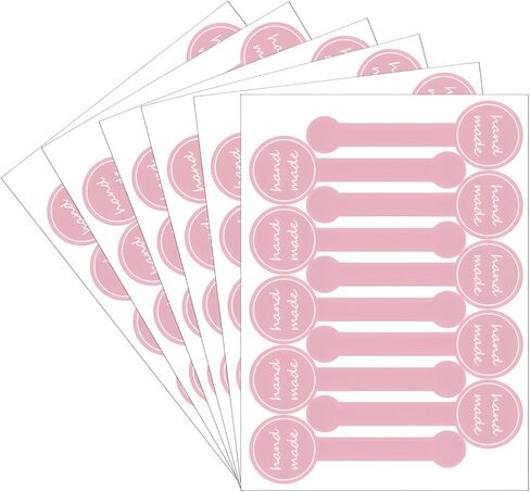 Septe 300pcs Handmade Food Long Baking Label Stickers for Baked Goods Packaging (StyleC) in Saudi Arabia