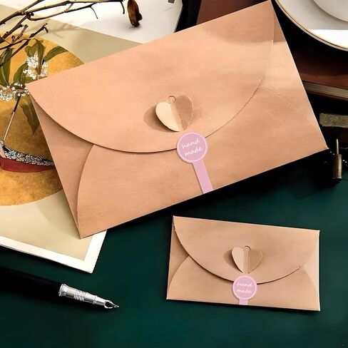 Septe 300pcs Handmade Food Long Baking Label Stickers for Baked Goods Packaging (StyleC) in Saudi Arabia