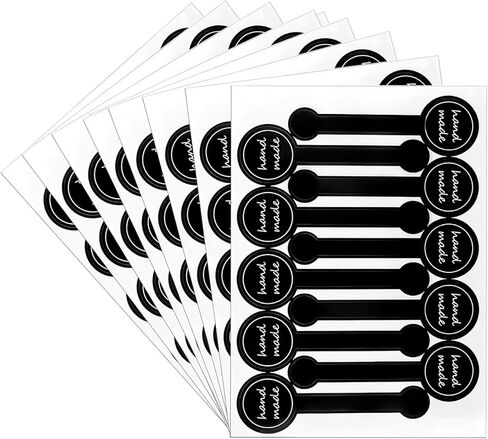 Septe 300pcs Handmade Food Long Baking Label Stickers for Baked Goods Packaging (StyleC) in Saudi Arabia