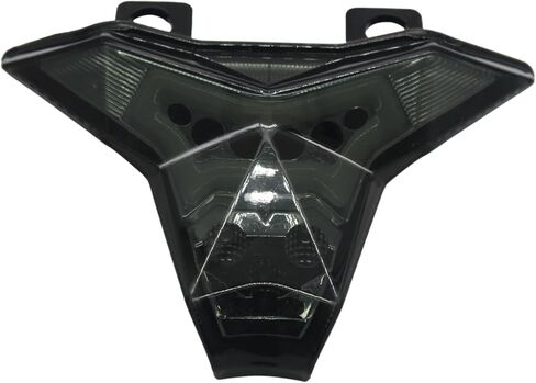 الضوء الخلفي - ضوء إشارة الانعطاف LED المدمج لفرامل الذيل متوافق مع KAWASAKI Z400 Z1000/R ZX6R ZX10R ZX10RR NINJA 400 (أسود) in Kuwait