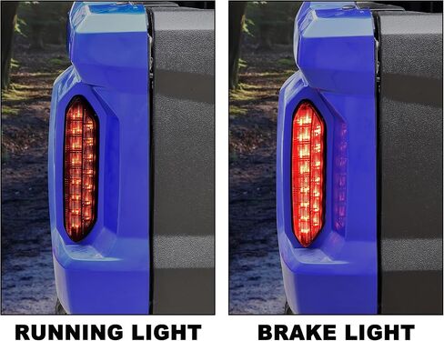 مصابيح خلفية LED من SAUTVS لـ Yamaha Wolverine X4، ضوء فرامل خلفي أسود مدخن لملحقات Yamaha Wolverine X4 850 2020-2024 (قطعتان) in Kuwait