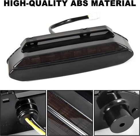 مصابيح خلفية LED من SAUTVS لـ Yamaha Wolverine X4، ضوء فرامل خلفي أسود مدخن لملحقات Yamaha Wolverine X4 850 2020-2024 (قطعتان) in Kuwait