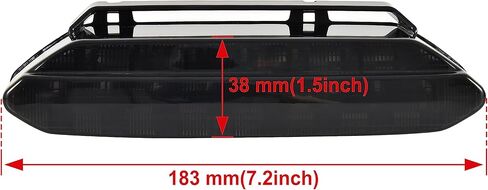مصابيح خلفية LED من SAUTVS لـ Yamaha Wolverine X4، ضوء فرامل خلفي أسود مدخن لملحقات Yamaha Wolverine X4 850 2020-2024 (قطعتان) in Kuwait