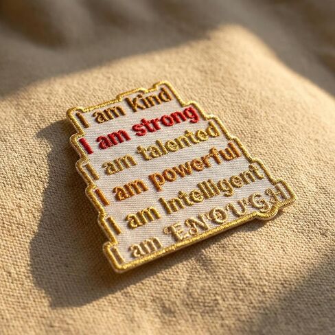 22PCS Black Girl Magic Patches, Empowerment Quote Embroidered Appliques for Clothes, Jackets, Hats & Bags, Iron-On or Sew-On Set in Kuwait
