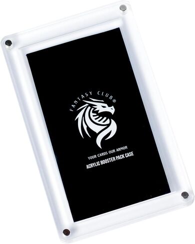 FANTASY CLUB | 3x3 Acrylic Graded Card Slab Stand – Display 9 PSA/CGC Slabs with Optical Clarity and 99+% UV Protection | Seamless Frame with Clean Grid Layout | Elevate Your Graded Collection in Saudi Arabia