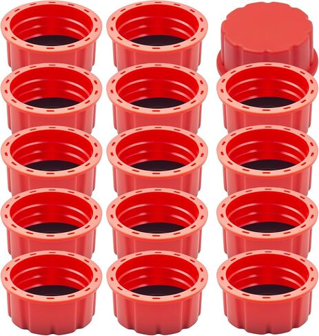 6 PCS 3/5 Gallon Gas Can Cap - Perfect Replacement for Gas Can Lids, Durable, Coarse Thread Design, Ideal for Portable Gas Cans and Metal Gas Tanks Yellow in Saudi Arabia