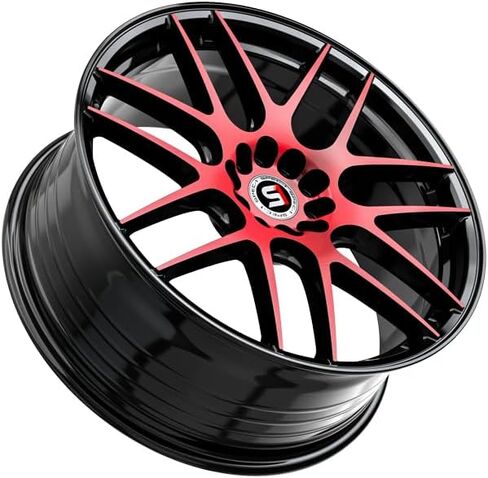 Spec-1 SP-65 17x8 5x105/5x4.5" +42mm Black/Red Wheel Rim 17" Inch SP-651782842BMR in Saudi Arabia