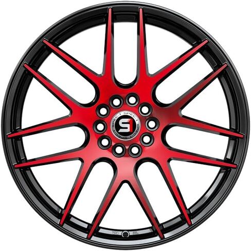 Spec-1 SP-65 17x8 5x105/5x4.5" +42mm Black/Red Wheel Rim 17" Inch SP-651782842BMR in Saudi Arabia