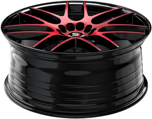Spec-1 SP-65 17x8 5x105/5x4.5" +42mm Black/Red Wheel Rim 17" Inch SP-651782842BMR in Saudi Arabia