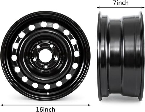 16" 16x7inch Black Steel Wheel Rim for Nissan Altima 2007 2008 2009 2010 2011 2012 2013 2014 2015 2016 2017 2018 Replacement Wheel Rims Set of 4 in Saudi Arabia