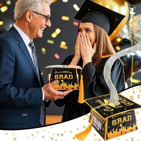CHUN-YAN 2026 Graduation Money Box for Cash Gifts - Graduation Gift Box 2026 for High School College - Grad Money Holder with Pull Out Tassel for Grad Party Decorations Supplies in Saudi Arabia
