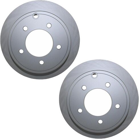 Rear Disc Brake Rotors, Set of 2 - Compatible with 2007-2017 Jeep Compass, 2007-2017 Jeep Patriot, 2007-2010 Chrysler Sebring, 2008-2014 Dodge Avenger & More in Kuwait