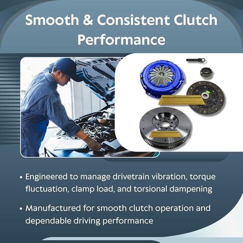 EFT Stage 1 Clutch Kit with Forged Flywheel for 2004-2008 Mini Cooper 1.6 SOHC Engine 5-Speed - High Performance - Precise Fit - Enhanced Durability - Reliable Engagement - 12 Month Warranty in Kuwait
