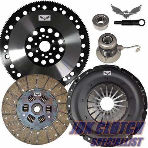 JDK STAGE 2 CLUTCH W/SLAVE & 16LBS FLYWHEEL compatible with 2011-2017 MUSTANG 3.7L BASE V6 in Kuwait