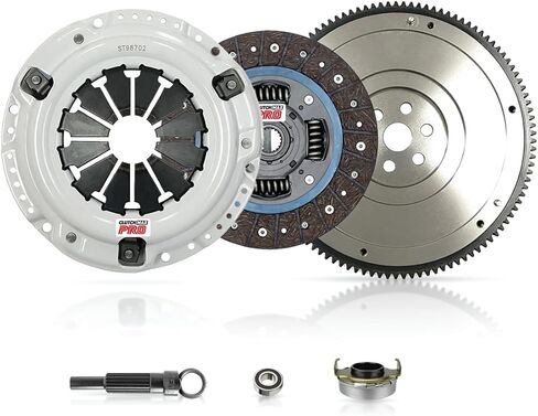 CMP Stage 2 Sport Clutch Kit with Flywheel fits 1992-2005 Civic 1993-1995 Civic Del Sol 1.5L, 1.6L 1.7L D15 D16 D17 in Kuwait
