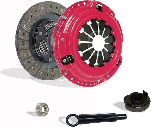 طقم القابض متوافق مع Civic Crx Base Cx Dx Ex Lx Si Hf 1990-1991 1.6L L4 1.5L l4 GAS SOHC مستنشق بشكل طبيعي (D15؛ D16؛ جميع الطرازات مزودة بمحرك ZC مع كابل ترانزستور؛ المرحلة 1؛ باستثناء عربة 4Wd) in Kuwait