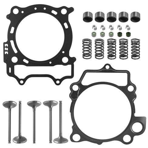 Caltric Cylinder Intake Exhaust Gasket Valve Kit Compatible with Yamaha Yz450F 2006 2007 2008 2009 in Kuwait