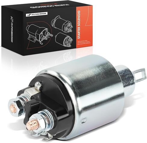 A-Premium Starter Solenoid Compatible with Mercedes-Benz & Porsche Models - C220 1994-1995, 300SE 1993, 911 1999-2001/2004-2008, Boxster 1999-2008, Cayman 2006-2008, 944, 968, Carrera GT - 12V in Kuwait