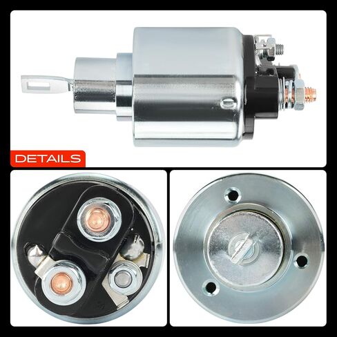 A-Premium Starter Solenoid Compatible with Mercedes-Benz & Porsche Models - C220 1994-1995, 300SE 1993, 911 1999-2001/2004-2008, Boxster 1999-2008, Cayman 2006-2008, 944, 968, Carrera GT - 12V in Kuwait