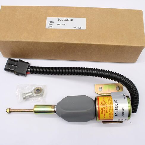 3932529 3932929 3932530 3935431 SA-4756-12 12V Fuel Shut Off Solenoid 3939700 3930658 SA-4891-12 Fits For 4BT 6BT 5.9L R130 R170 in Saudi Arabia