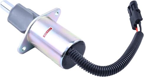 12V Fuel Shut Off Solenoid Compatible with Cummins Engine 6CT 8.3L, 6CTA 8.3L Fits Case International Tractor 7110 Replaces 3918600 3921978 J921978 in Kuwait