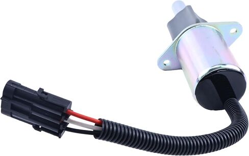 12V Fuel Shut Off Solenoid Compatible with Cummins Engine 6CT 8.3L, 6CTA 8.3L Fits Case International Tractor 7110 Replaces 3918600 3921978 J921978 in Kuwait