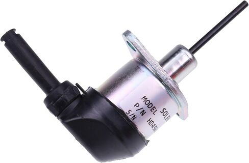 12V إيقاف إيقاف الملف اللولبي 1A021-60010 1A021-60015 متوافق مع كوبوتا L2800 L3130 L3200 L3240 L3400 L3430 المحرك V2003 V2203 V2403 D1503 D1703 D1803 Bobcat S150 S160 S175 S185 T190 AL275 in Kuwait