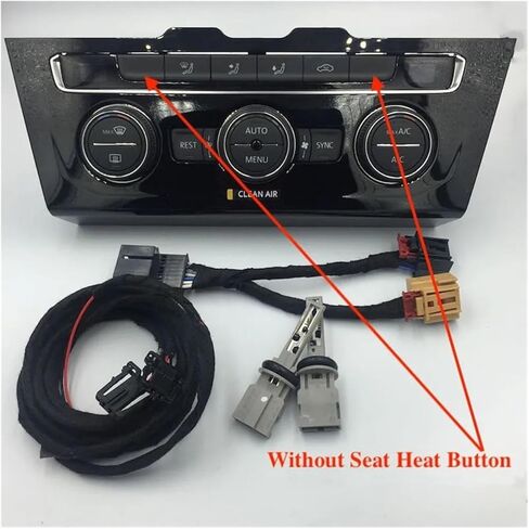 Upgrade Manual To Automatic Climatronic Air Condition AC Control Switch Panel Compatible For Volkswagen VW MQB Platform Passat B8 in Saudi Arabia