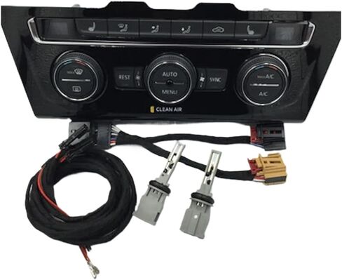 Upgrade Manual To Automatic Climatronic Air Condition AC Control Switch Panel Compatible For Volkswagen VW MQB Platform Passat B8 in Saudi Arabia