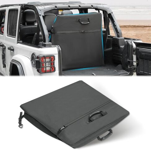 حقيبة تخزين علوية صلبة من MAIKER OFF ROAD Freedom مع مقبض متوافق مع Jeep Wrangler 1987-2025 JK JL JT CJ YJ TJ، حقيبة حماية للوحة العلوية من قماش أكسفورد 600D شديدة التحمل in Kuwait