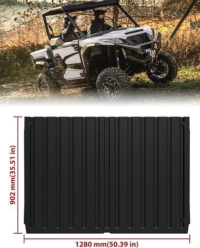 بطانة شحن TPE لـ 2024+ Kawasaki Ridge، بساط سرير مطاطي خلفي لحماية جميع الأحوال الجوية، بطانة سميكة مضادة للانزلاق لـ Kawasaki Ridge Crew 2024 2025 2026 الملحقات in Kuwait