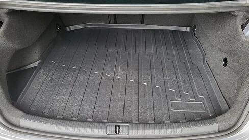 Cargo Liner - Trunk Mat for Audi A3 A3 Quattro 2015-2020 – Weather-Resistant Trunk Mats for Cars with Raised Lip – Non-Slip Car Trunk Mat Rubber – Laser Pre-Cut Design in Kuwait