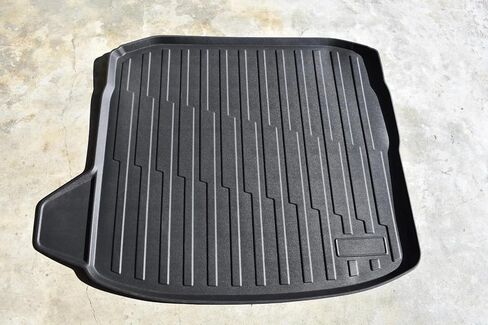 Cargo Liner - Trunk Mat for Audi A3 A3 Quattro 2015-2020 – Weather-Resistant Trunk Mats for Cars with Raised Lip – Non-Slip Car Trunk Mat Rubber – Laser Pre-Cut Design in Kuwait
